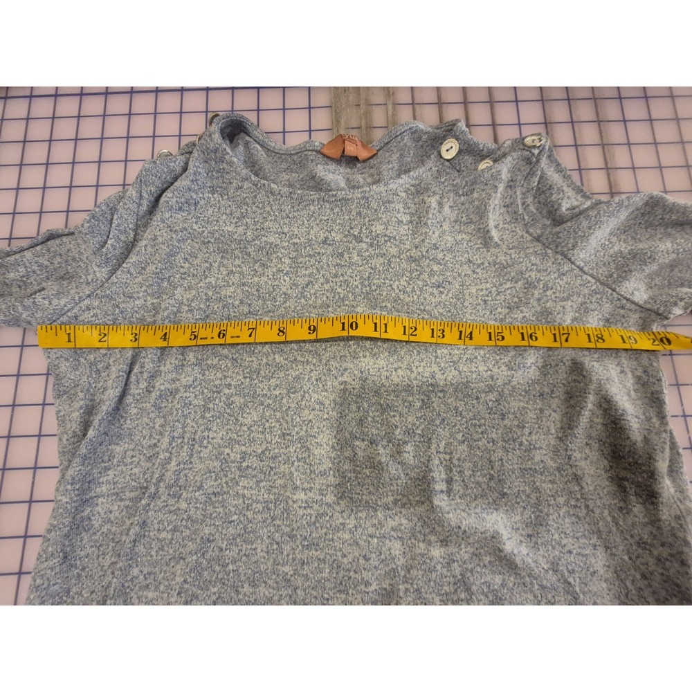 Iyla Woman Blue Top Blouse Long Sleeve Pullover Size‎ L GUC - Picture 10 of 10